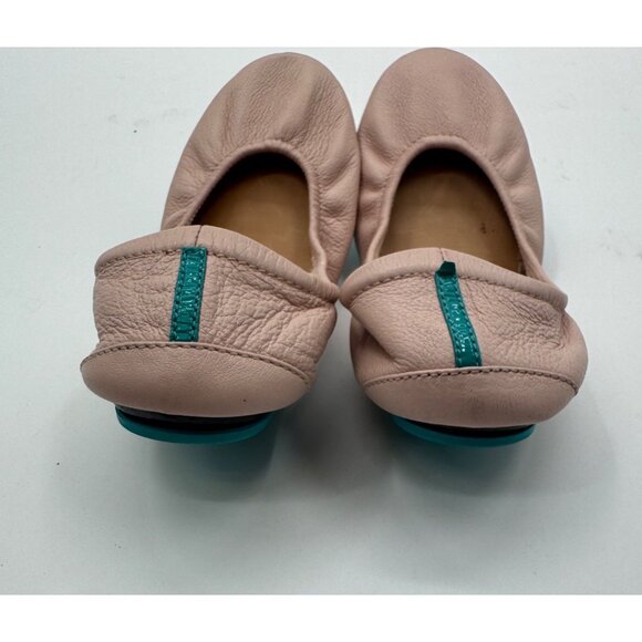 Tieks By Gavrieli Ballet Flats Pink Leather Size 7 Foldable - Picture 5 of 11